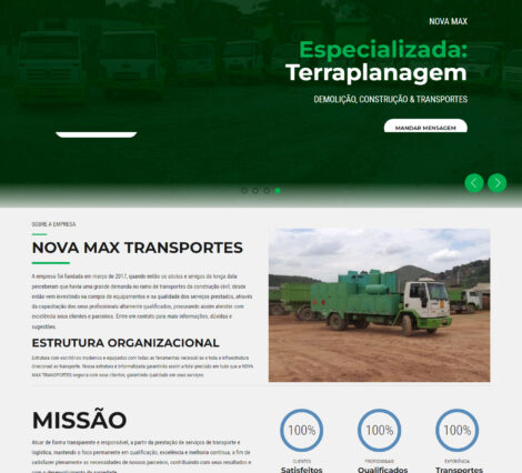 Site Nova Max Transportes